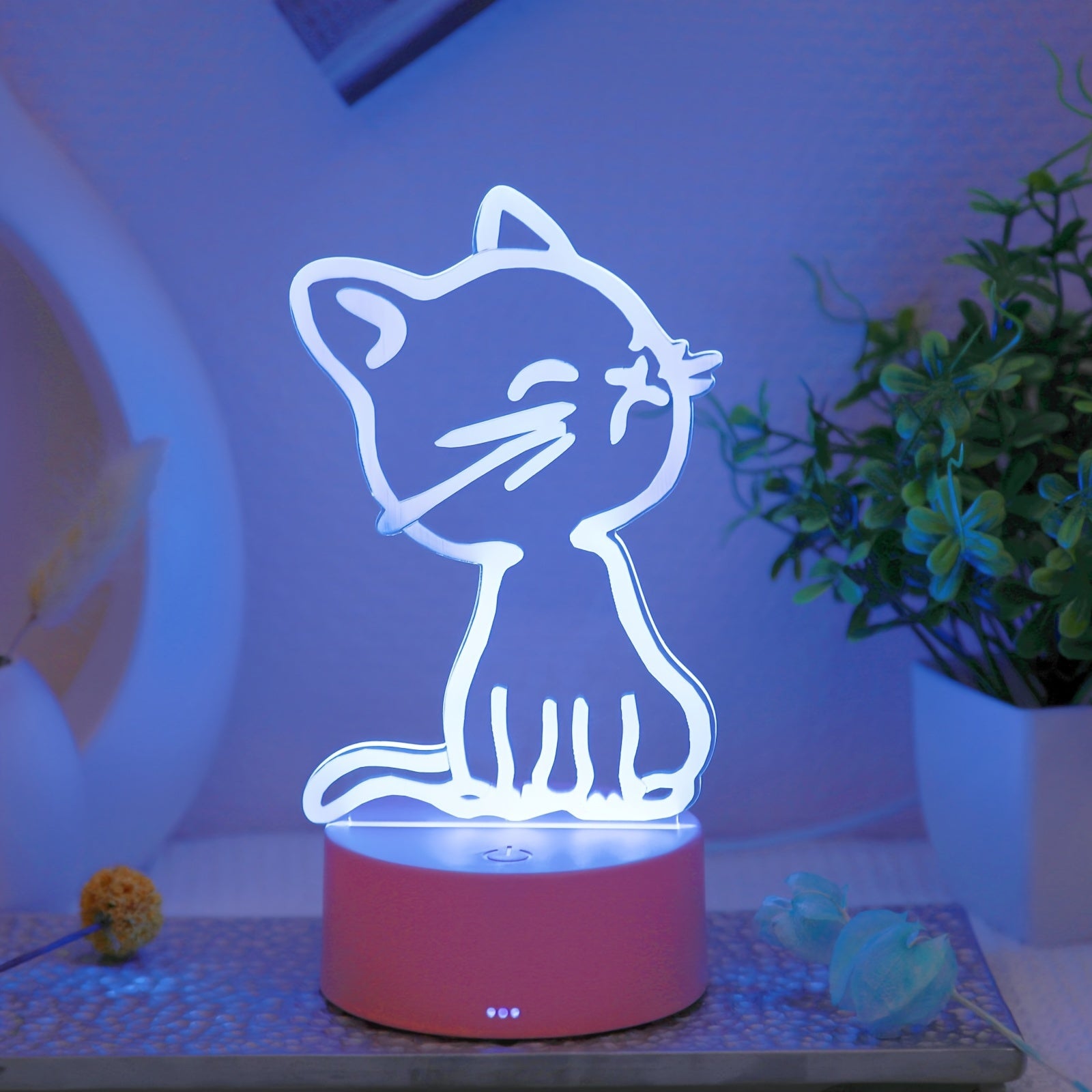 GlowPaw - 3D Touch-Nachtlamp voor Katten