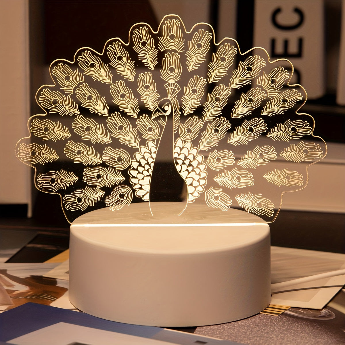 LumiPauw - Creatieve USB LED Bureaulamp