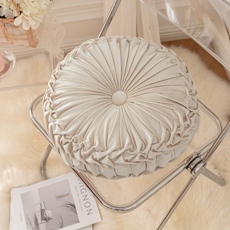 VelvetPumpkin Cushion - Luxe Pluche Kussen voor Comfort