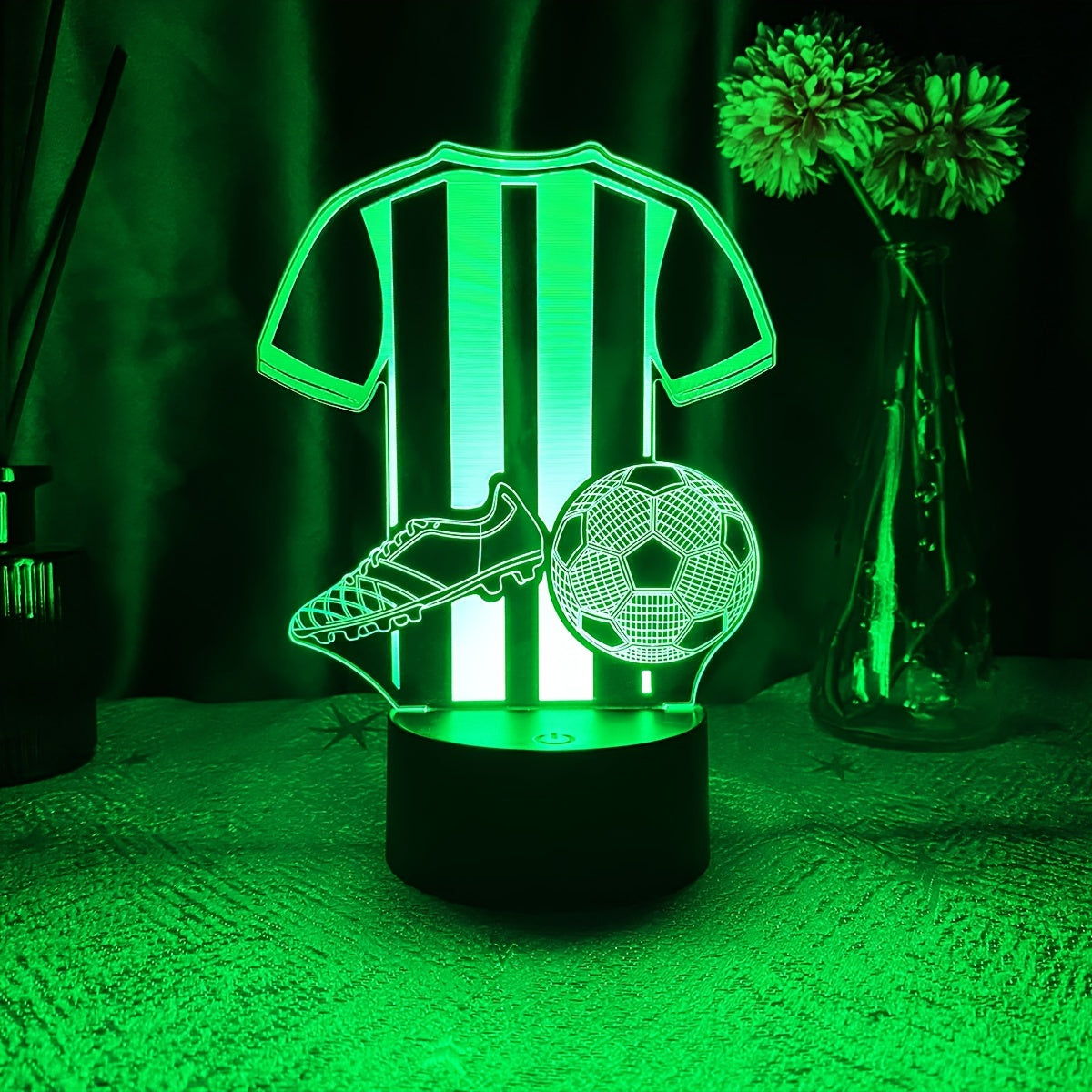 SportGlow Lamp - 3D LED Nachtlamp voor Voetballiefhebbers