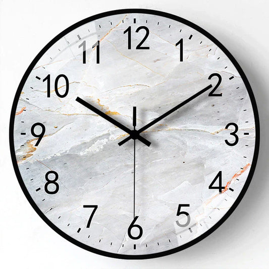 Chic Eco-Vriendelijke Wandklok – Elegantie in Kleuren
