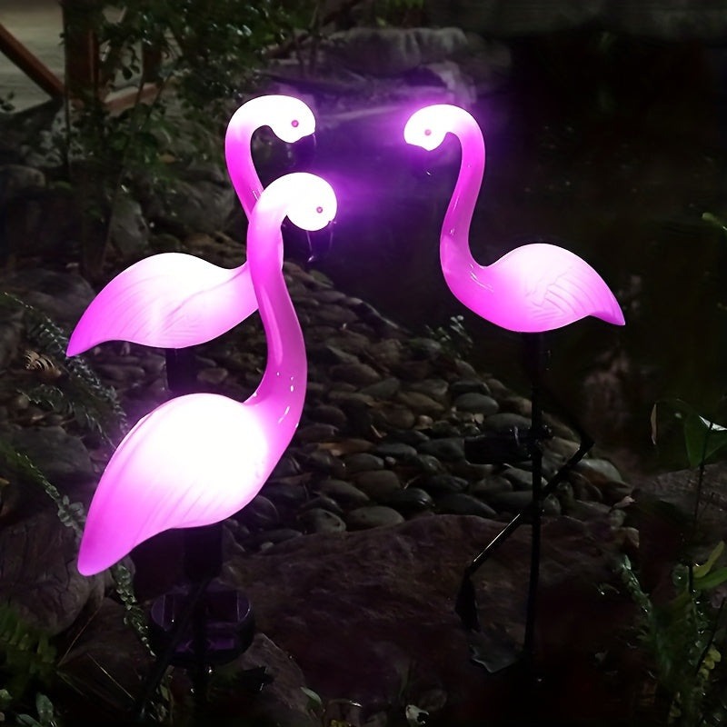 SolarFlamingo Light - Elegante Zonne-energie Flamingo Tuinlamp