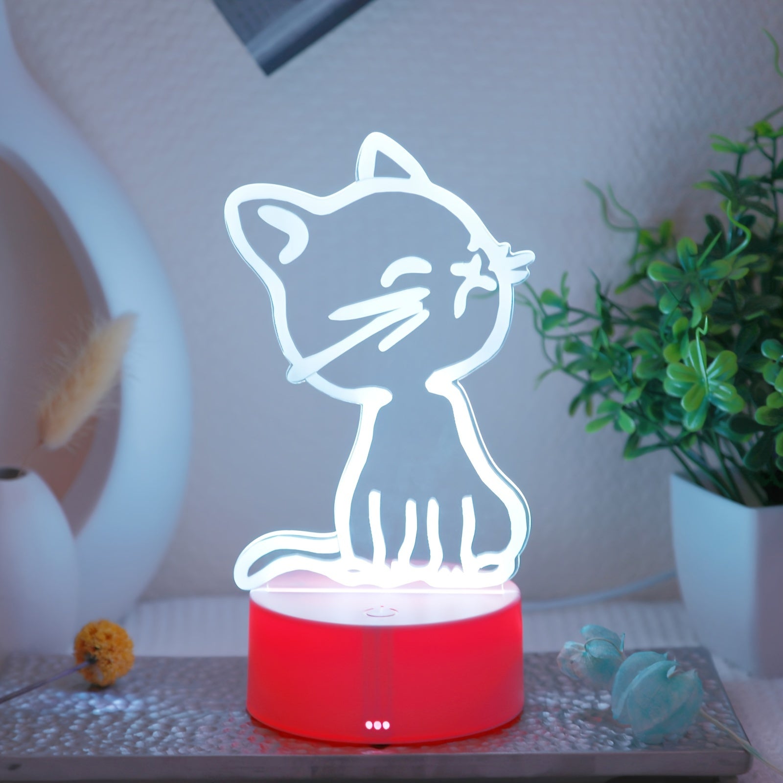 GlowPaw - 3D Touch-Nachtlamp voor Katten