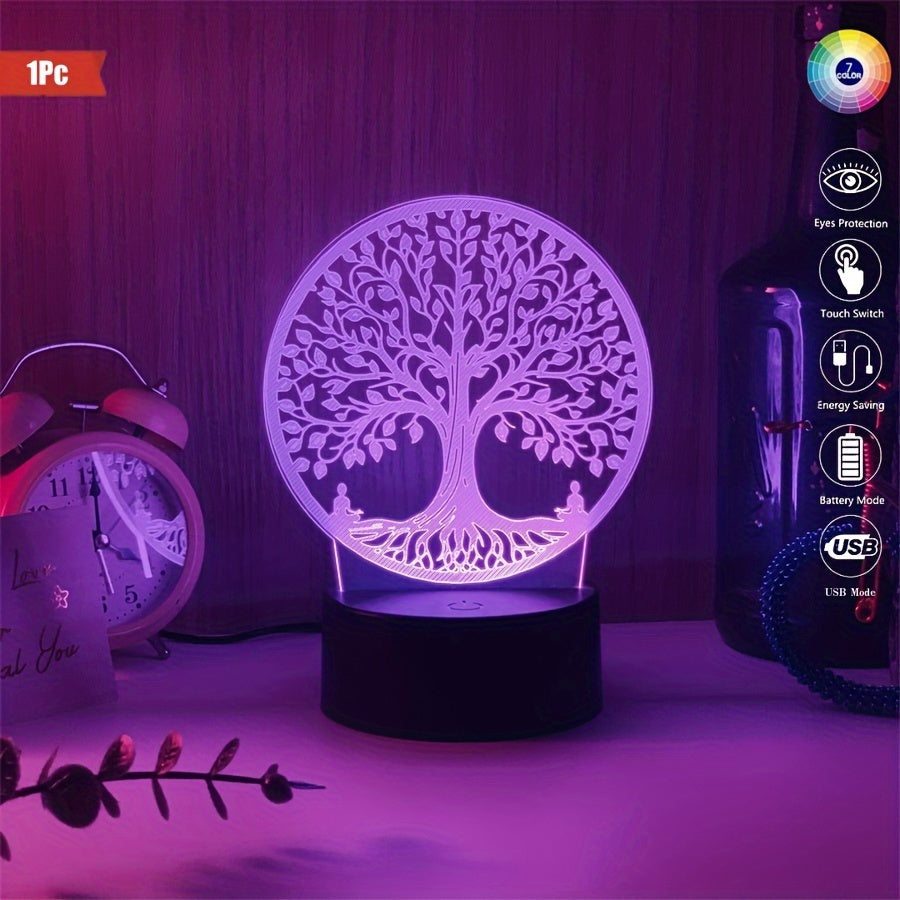 GlowTree Lamp - 3D Acryl Nachtlamp USB