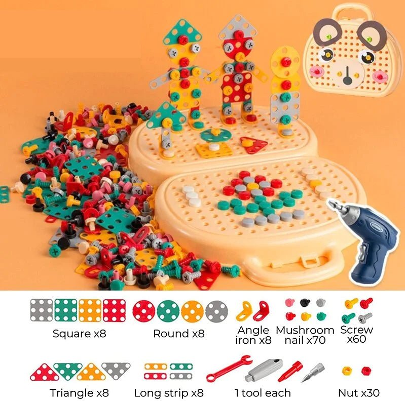 BuildMaster ToolBox – Creatieve Montessori Speelset voor Kinderen