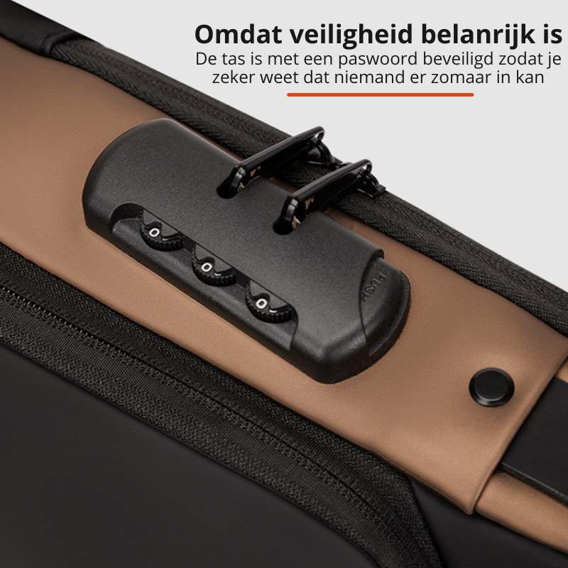 Julian ShoulderBag - Stijlvolle Schoudertas met Oplaadfunctie