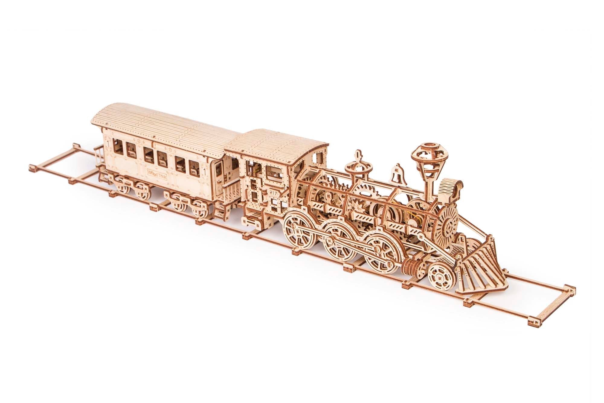 TrainCraft 3D Puzzel - Historische Locomotief met Waggon