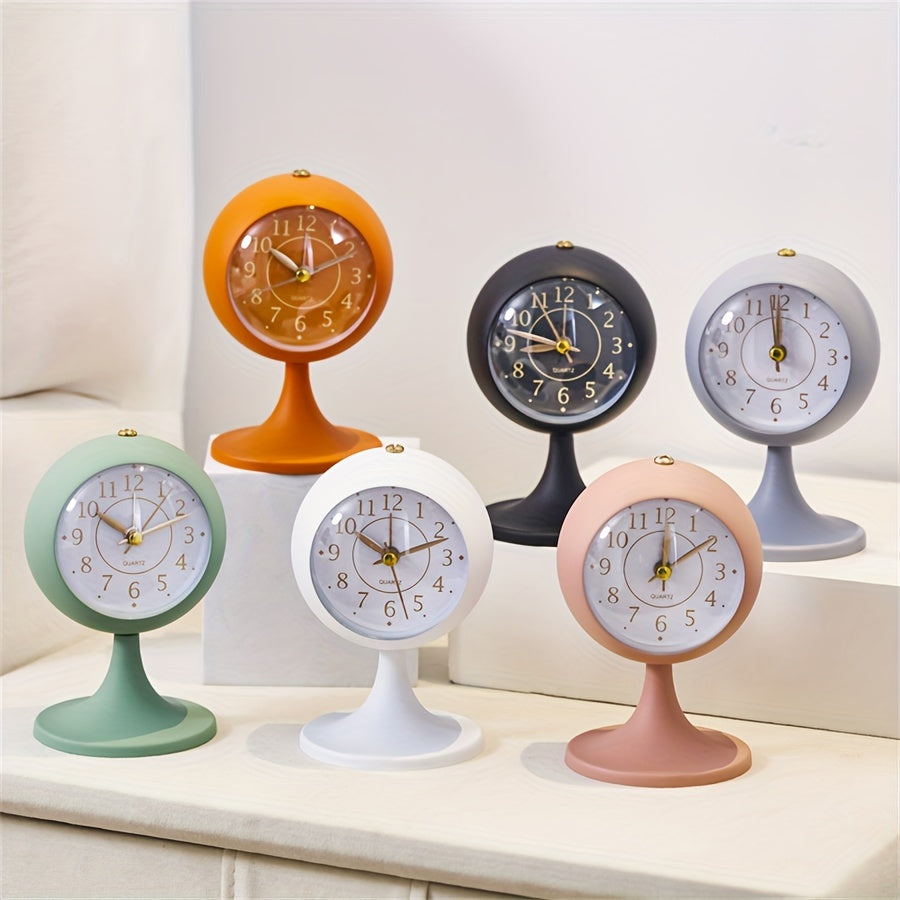 CartoonGlow Clock - Luxe LED Wekker met Gouden Accenten