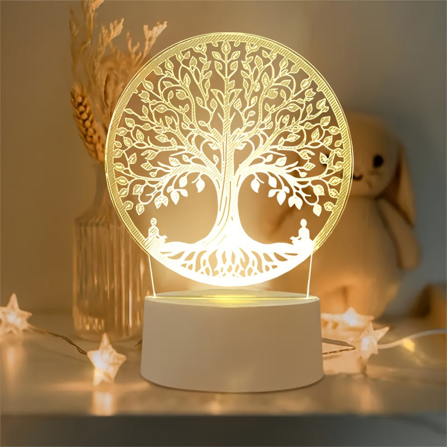 GlowTree Lamp - 3D Acryl Nachtlamp USB