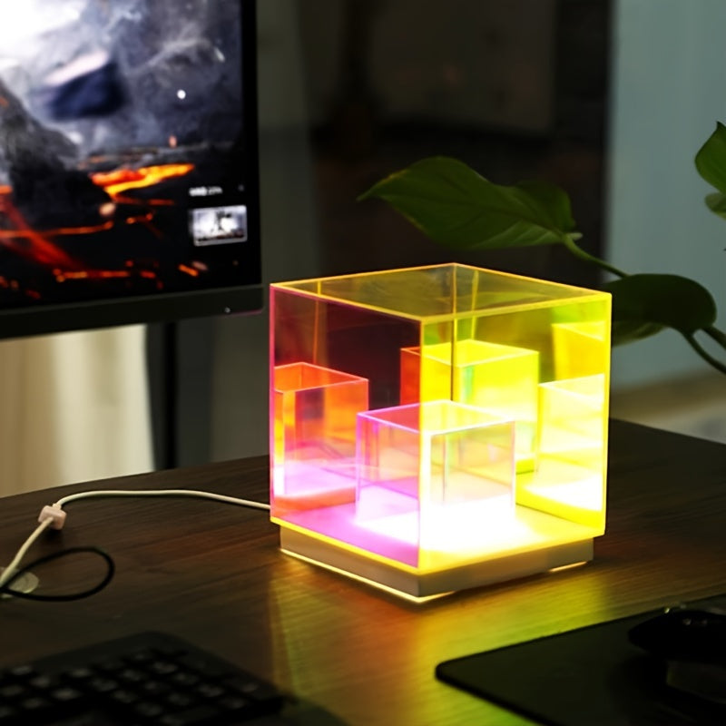 LumiSky - Verstelbare Sterrenhemel Tafellamp Geometrisch