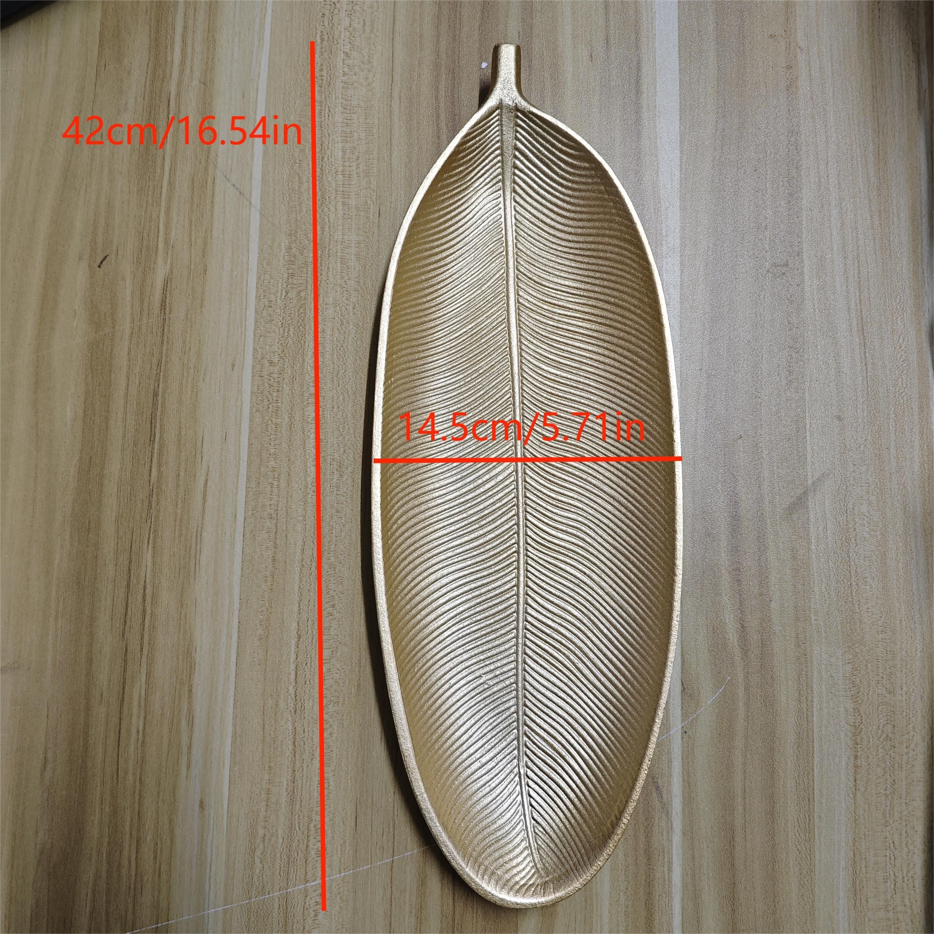 LeafWood – Elegant Houten Dienblad in Bladvorm