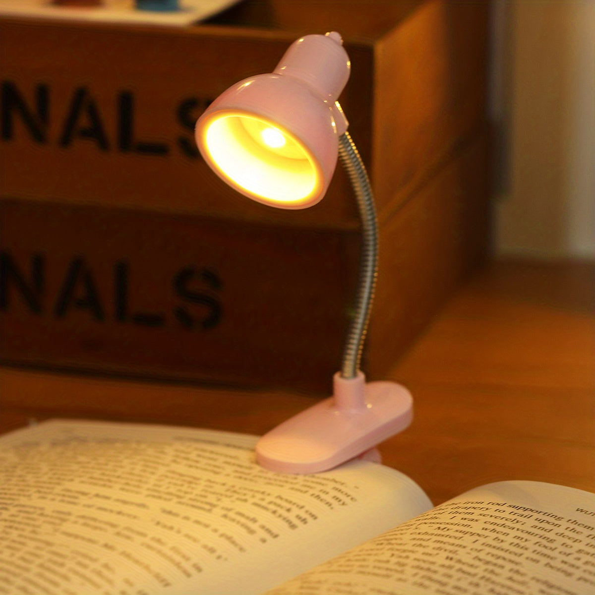 MiniGlow Lamp - Draagbare Clip-On Lezen Verlichting