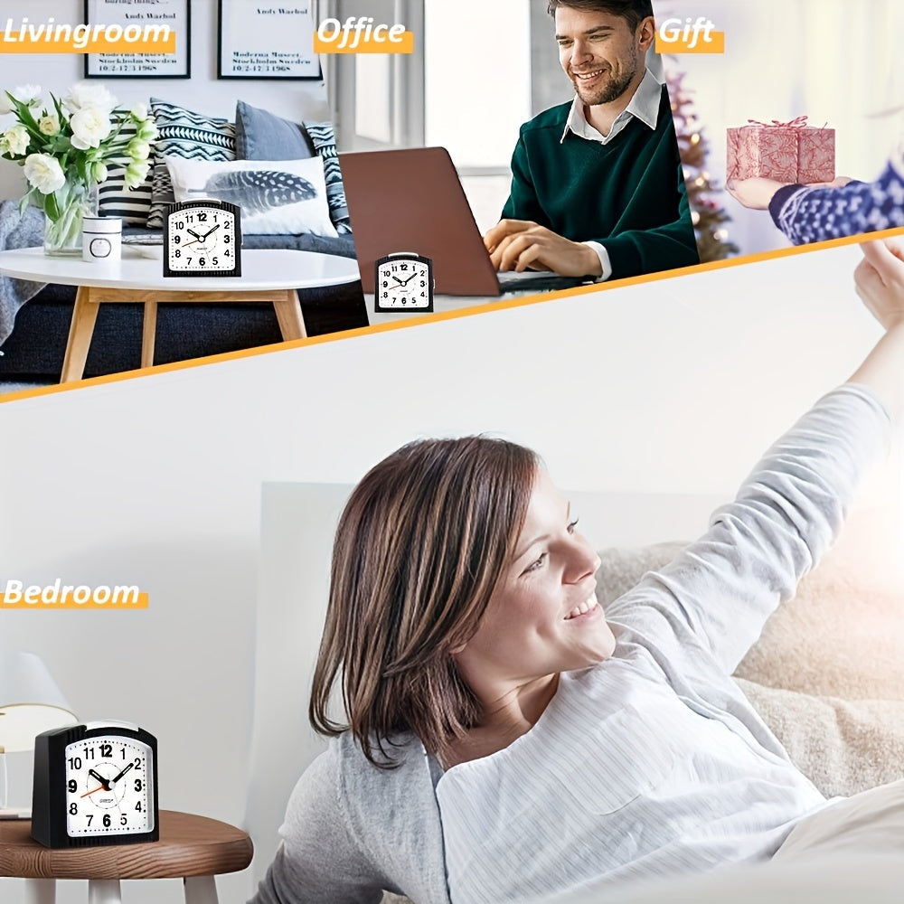 SnoozeEase - Stijlvolle Stille Wekker met Snooze