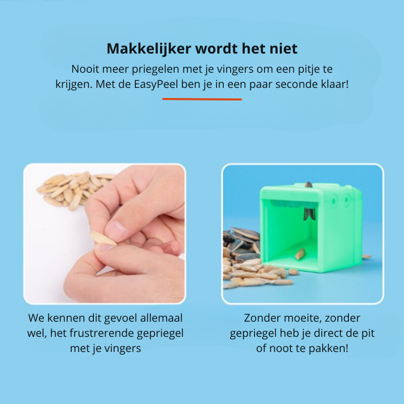 EasyPeel – Efficiënt Zonnebloempitten Pellen Zonder Gedoe
