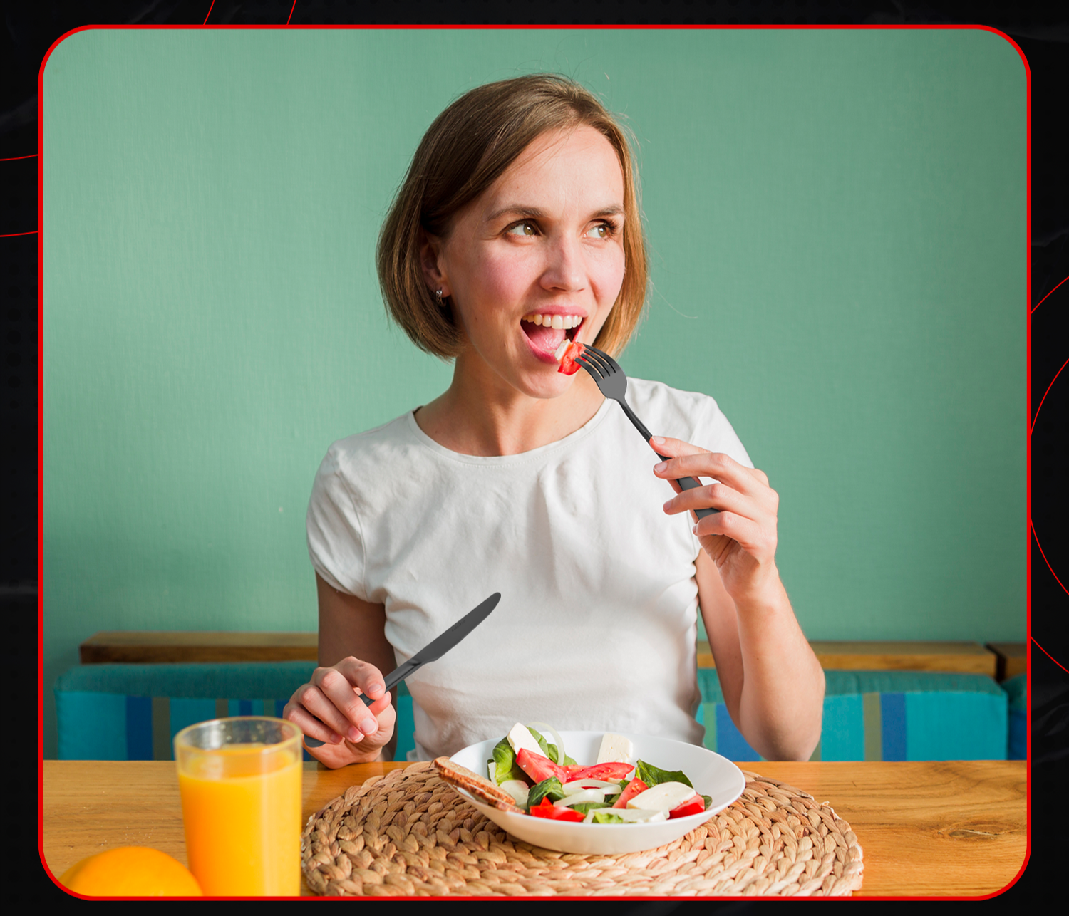 RoyalElegance - Luxe Zwart Bestekset voor 6 Personen