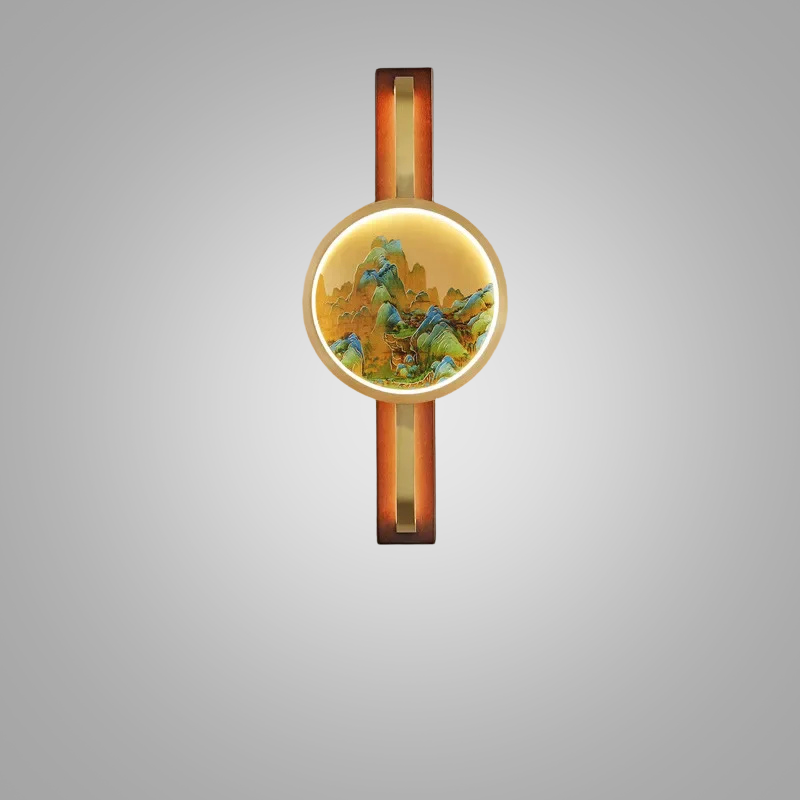 BrassGlow Wall Lamp - Elegante Messing Wandverlichting