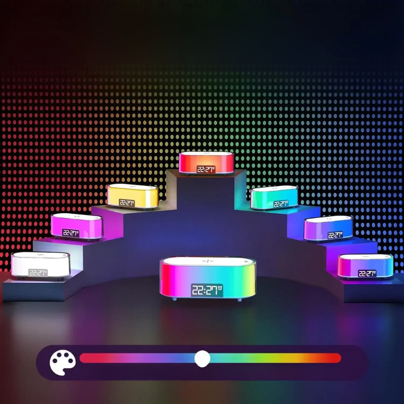 SmartCharge - Elegant Draadloos Oplaadstation met Wekfunctie