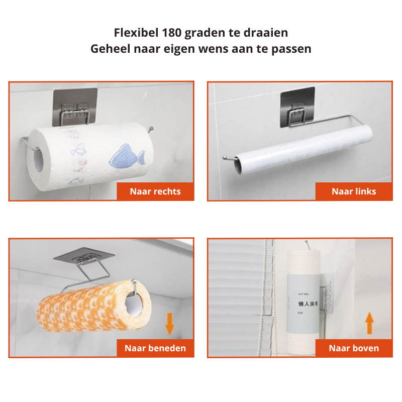 RollMate Holder – Praktische Keukenrol Houders Set