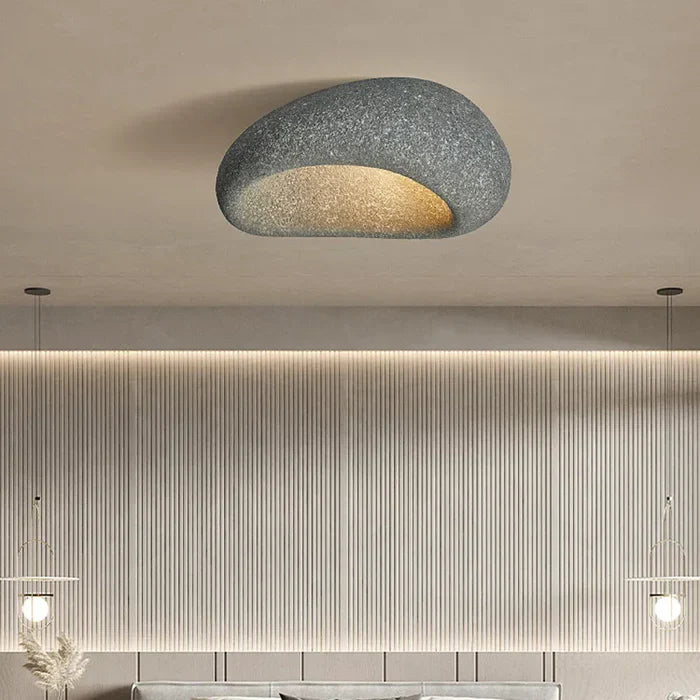 SereneAura Ceiling Light – Natuurlijke Wabi Sabi Verlichting