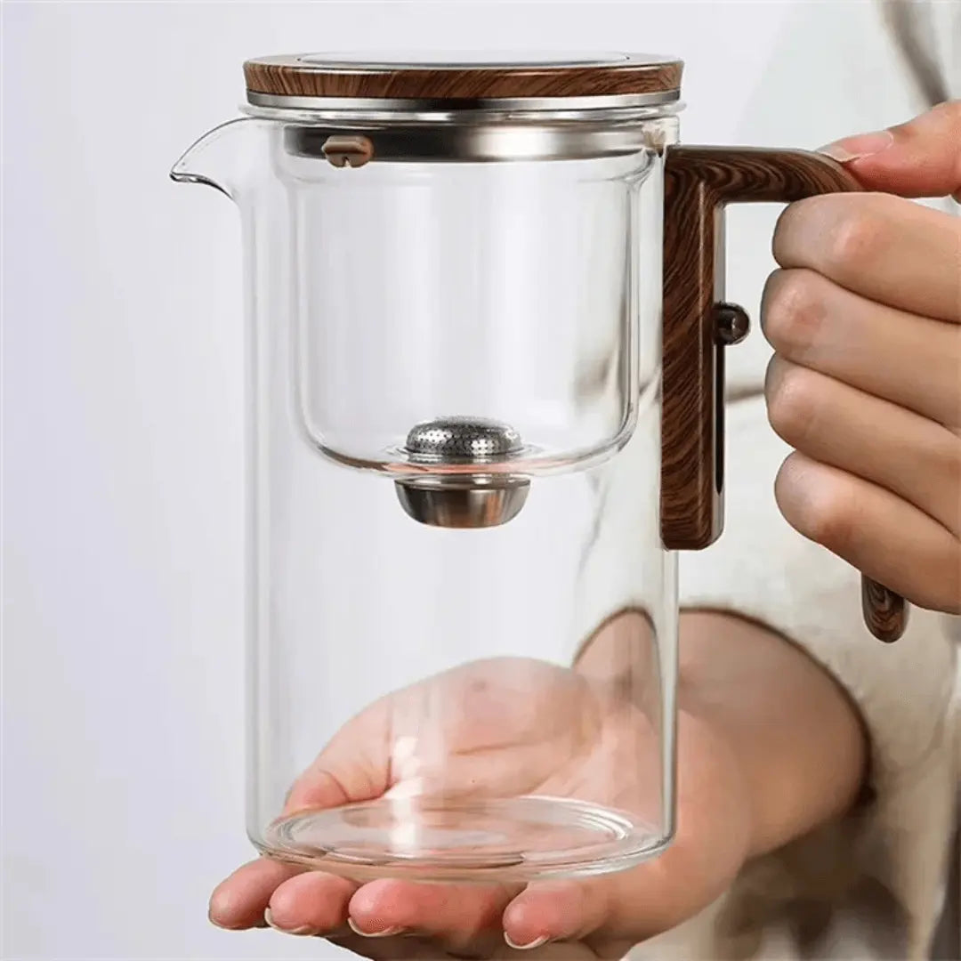 ClearBrew – Elegante Transparante Theepot voor Koffie & Thee