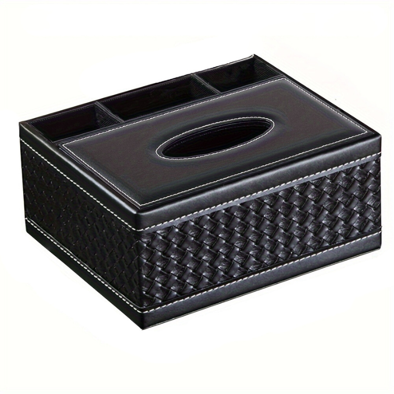 Chic Organizer - Luxe Kunstlederen Opbergdoos met 4 Vakken