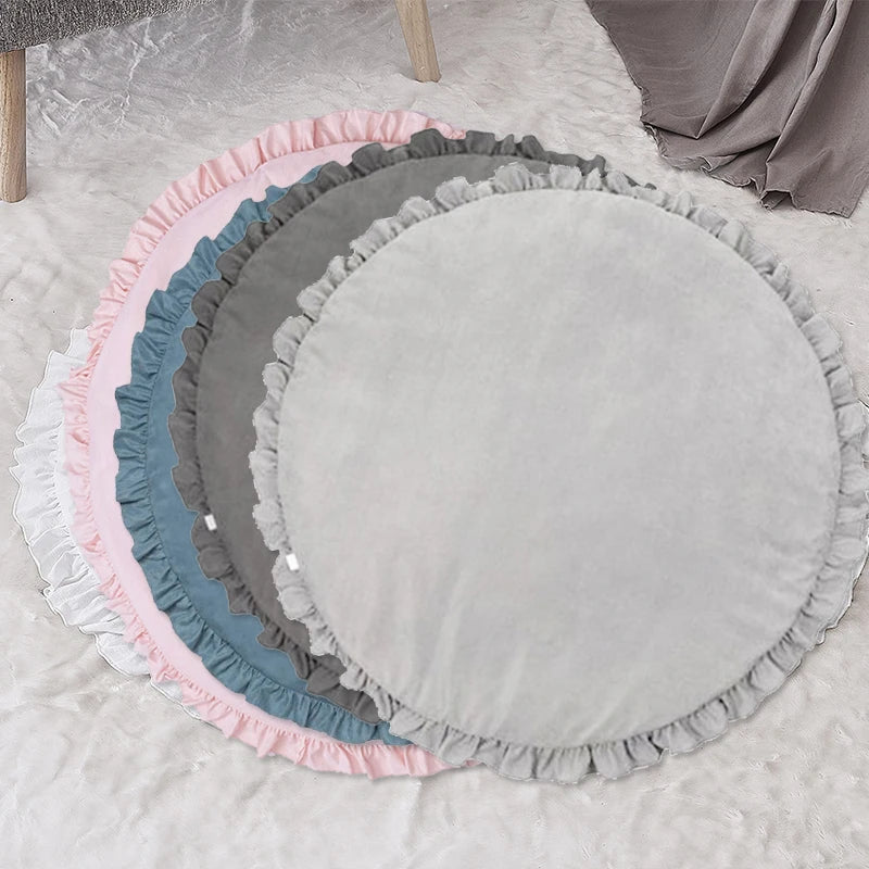 CozyCotton Round Mat – Zachte Speel- en Kruipmat