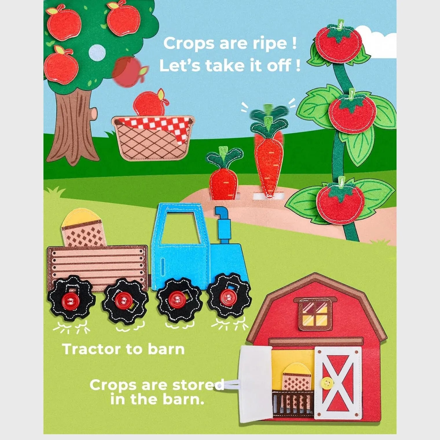 Creatief Leerboek met Boerderijdieren - Voor Peuters en Kleuters