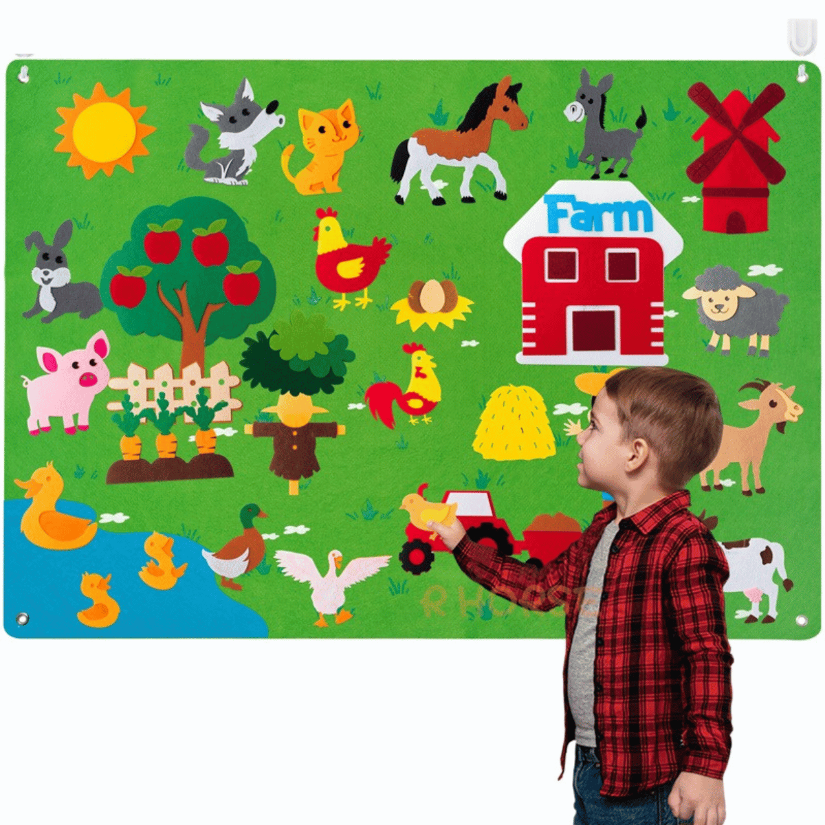 StoryCraft Felt Board – Creatief Leerbord voor Kinderen
