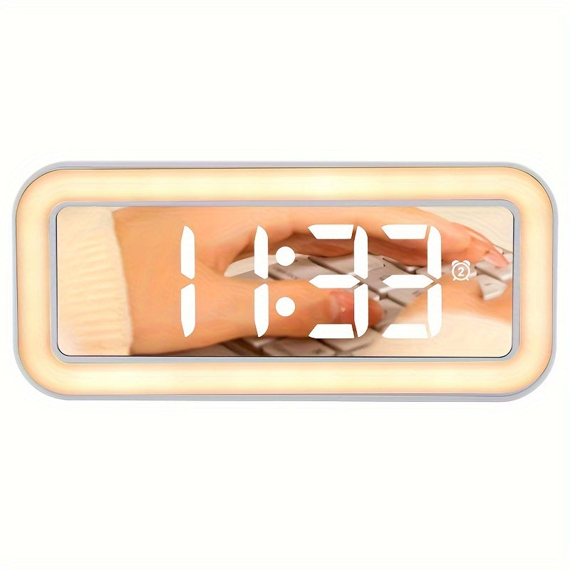 MirrorTime Wekker - Stijlvolle Digitale Spiegelklok