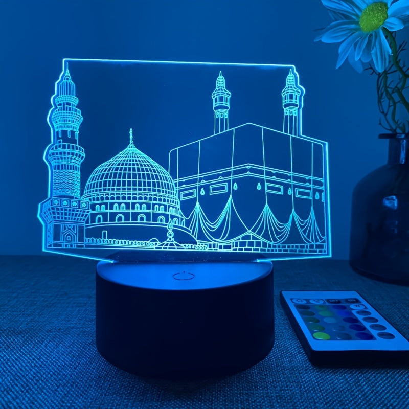GlowSphere Lamp – 3D Nachtlamp met Afstandsbediening