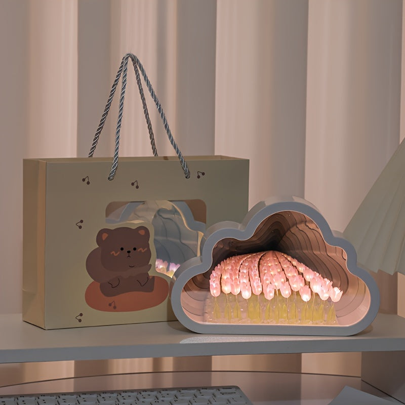 TulipGlow Lamp - Stijlvolle LED Tulp Slaapkamerverlichting