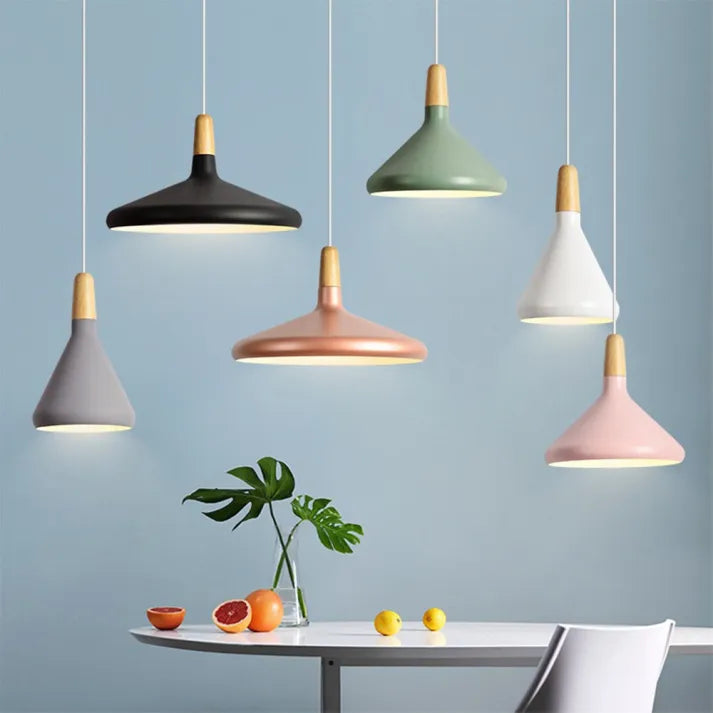 Chic Macaron Plafondlamp - Speelse Elegantie voor Elk Interieur