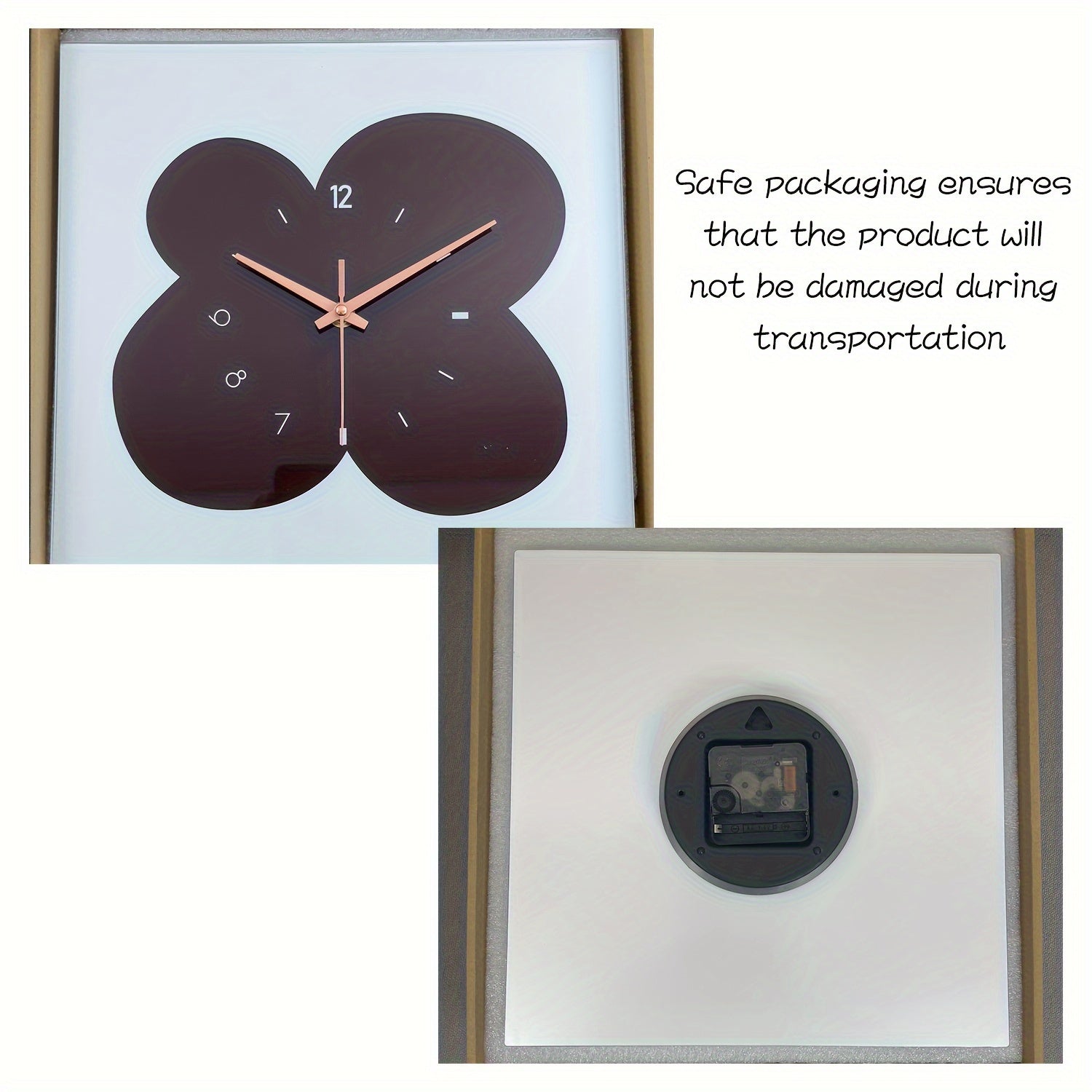 FloralTime Clock - Elegante Wandklok met Bloemen