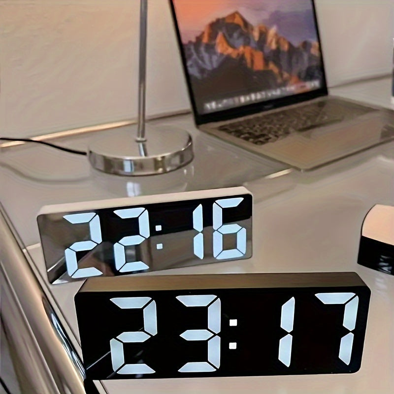 DigiGlow Clock - Moderne LED Wekker met Scherm