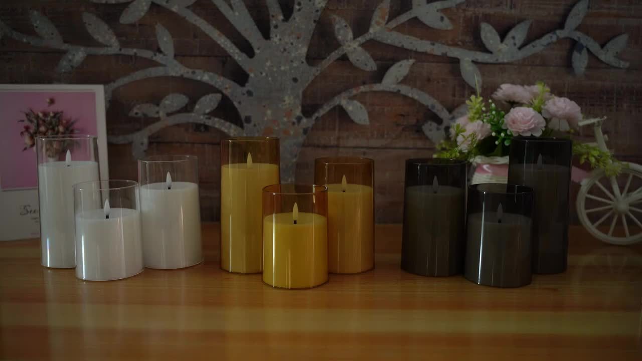 GlowLights – Set van 3 LED Kaarsen met Afstandsbediening