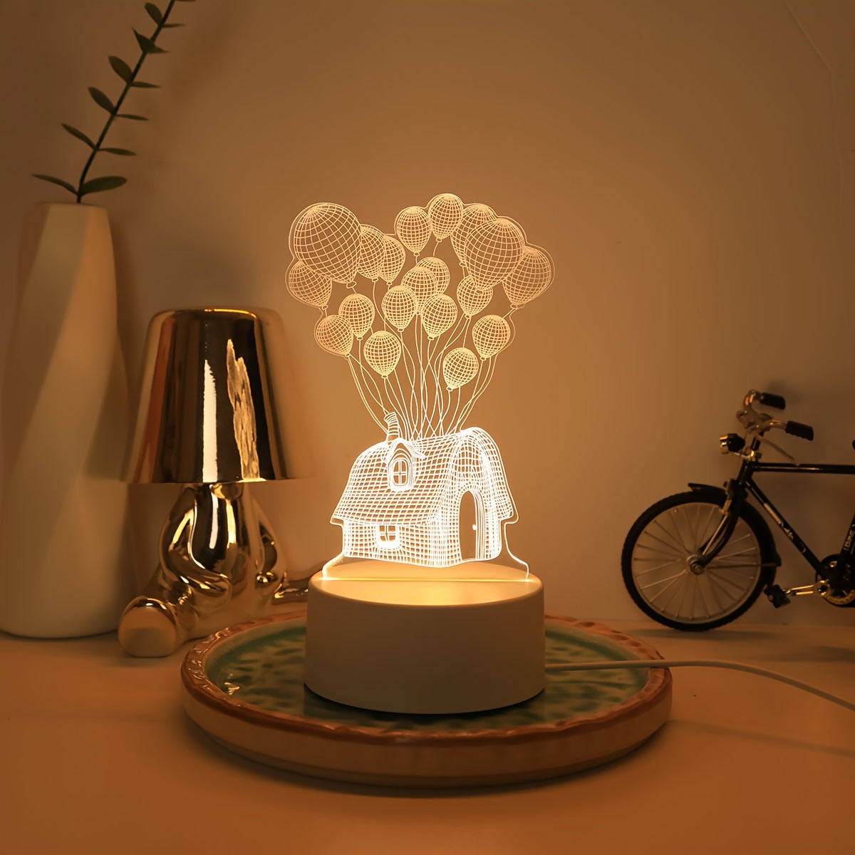 LumiBalloon – Unieke 3D LED Ballonlamp USB