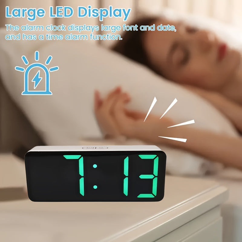 TimeGlow – Stijlvolle LED Wekker met Dimmingfunctie