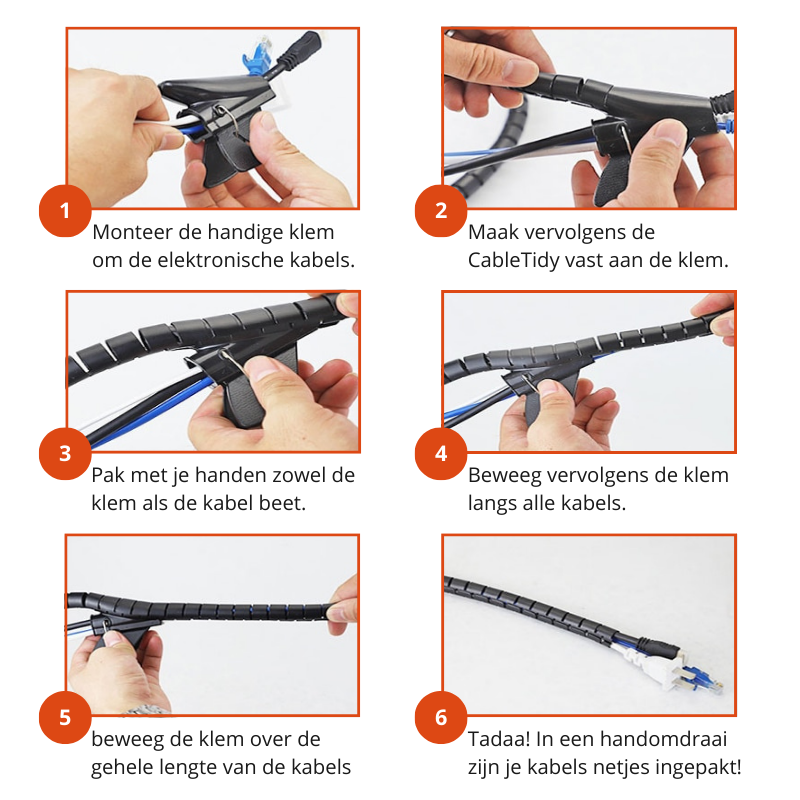 CableTidy – Oplossing voor Kabels en Rommel