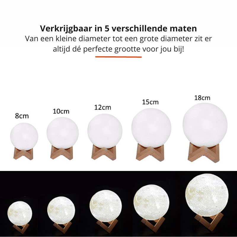 LunaGlow – Magische Maanverlichting voor je Kamer