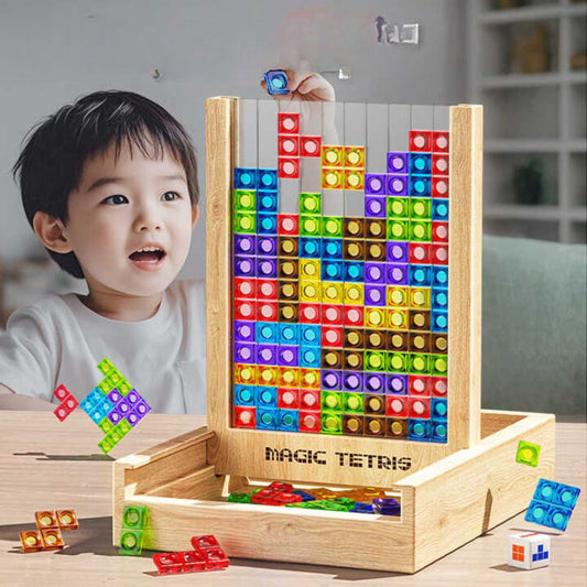 TetrisWood Game – Duurzaam Familie Speelplezier