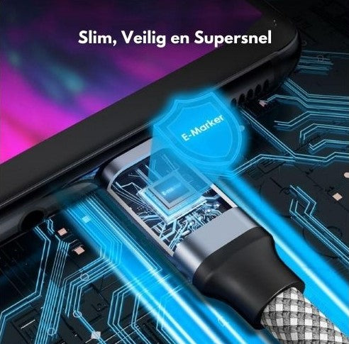 SnapConnect Cable – Flexibele Magnetische Oplaadkabel