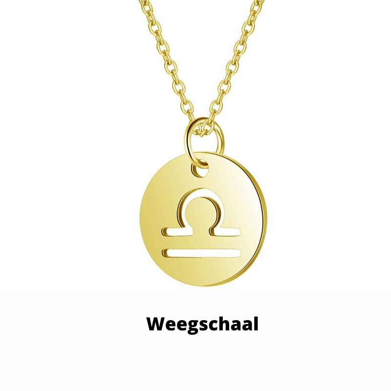 Zodiac Necklace | Duurzaam RVS, Blijft Stralend!