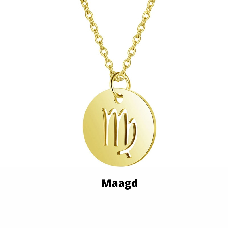 Zodiac Necklace | Duurzaam RVS, Blijft Stralend!