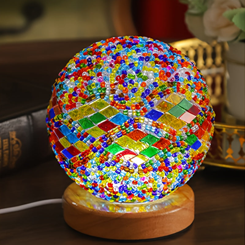 GlassArt Lamp – Verstelbare LED Tafellamp met Kleuren