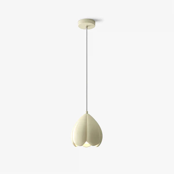 FlowerGlow Hanglamp - Elegante Crèmekleurige Hanglamp voor Warme Sfeervolle Interieurs