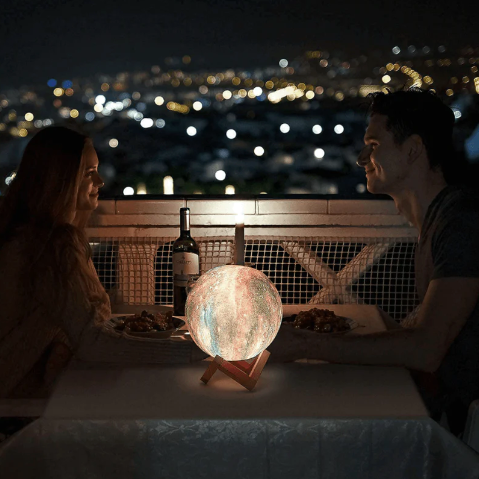 Moonbright Lamp - Dromerige Sterren Nachtlamp met Oplaadbare Touch Control