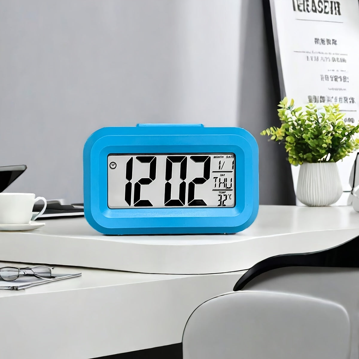 GlowClock - Stijlvolle Digitale Wekker met Verlichting