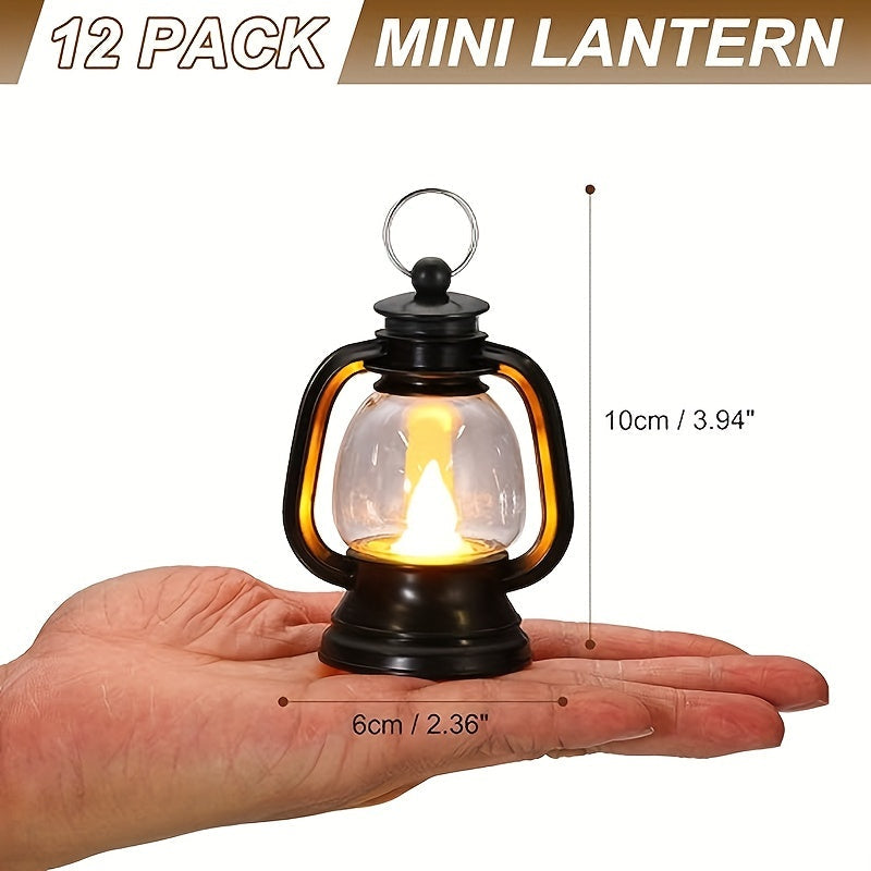 Retro LED Mini Lantaarns – Sfeervolle Verlichting voor Feestjes