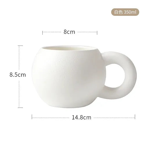 Stella Cup – Luxe Geometrische Porseleinen Beker