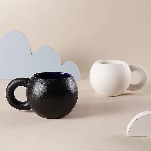 Stella Cup – Luxe Geometrische Porseleinen Beker